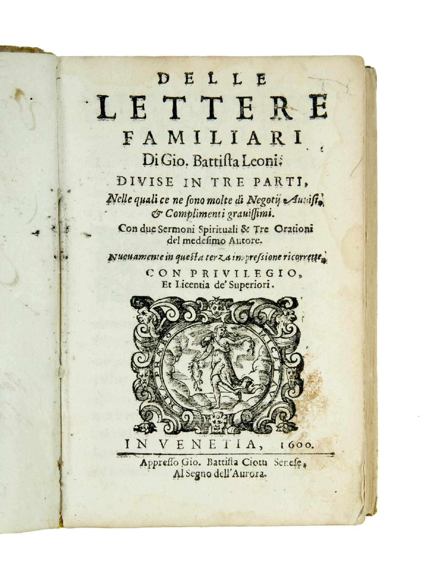 Delle lettere familiari [...] Divise in tre parti, nelle quali …