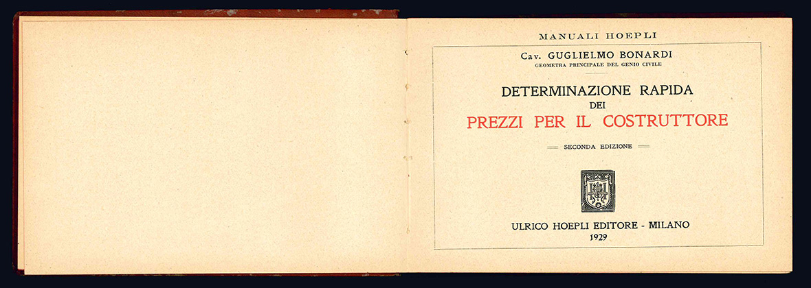 Determinazione rapida dei prezzi per il costruttore. Seconda edizione.