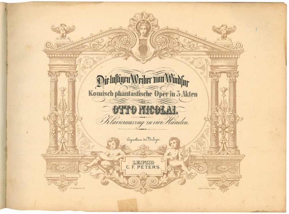 Die Inftigen Weiher von Windfur. Komisch phantastische Oper in 3 …