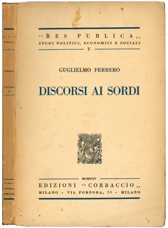 Discorsi ai sordi.