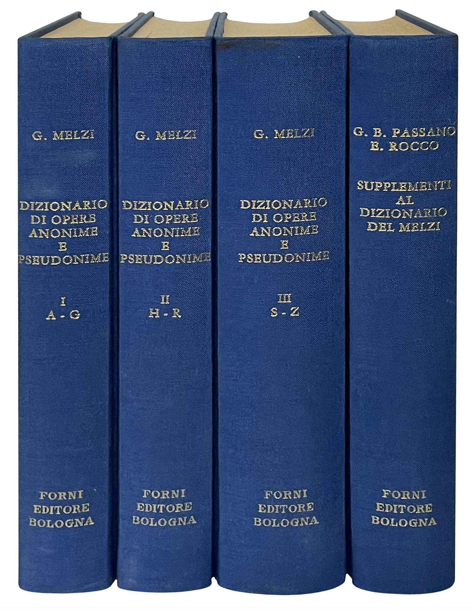 Dizionario di opere anonime e pseudonime di scrittori italiani o …