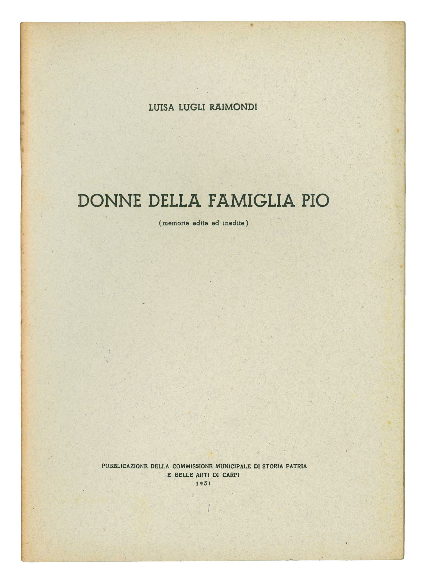 Donne della famiglia Pio.