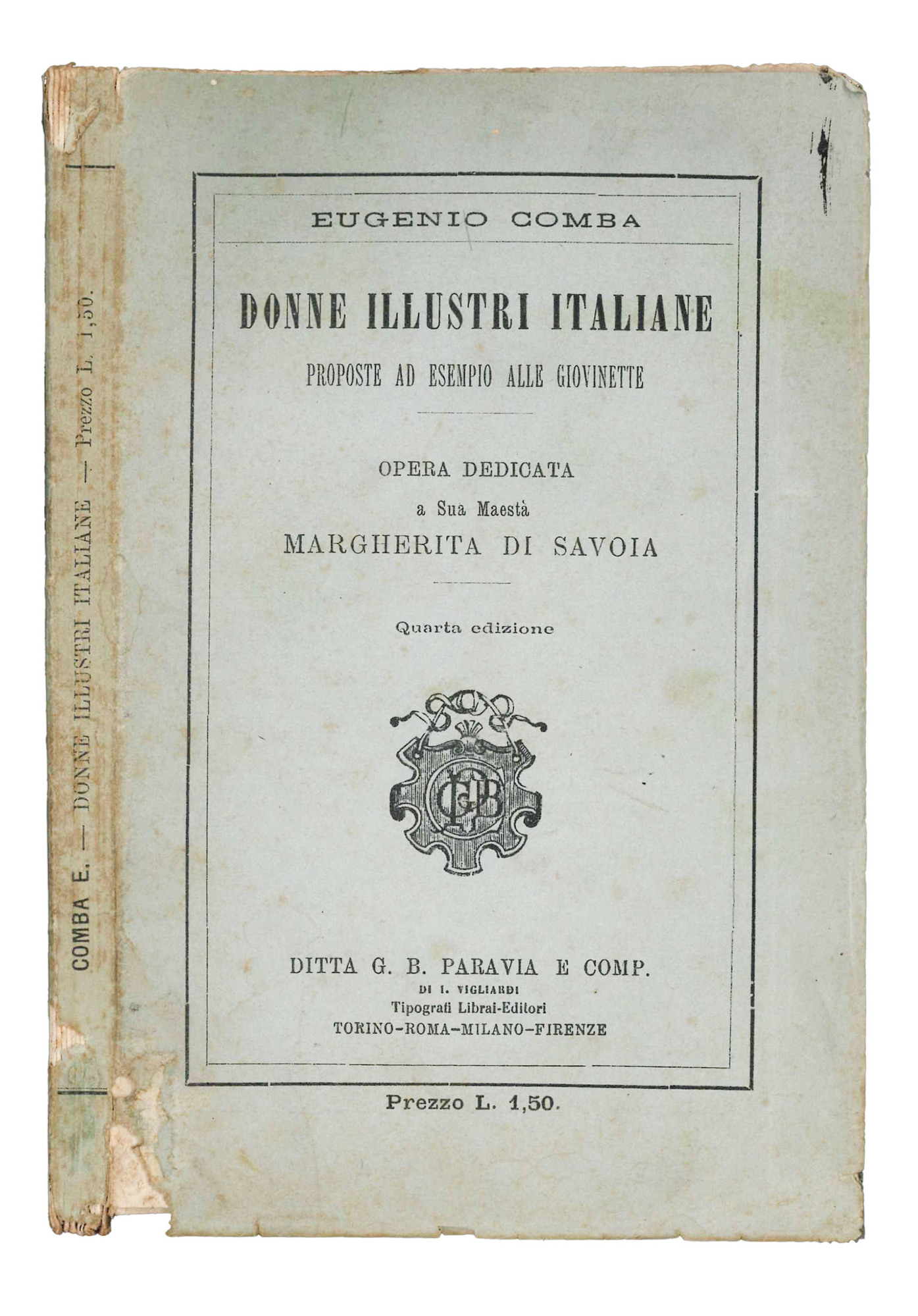 Donne illustri italiane. Proposte ad esempio alle giovinette.