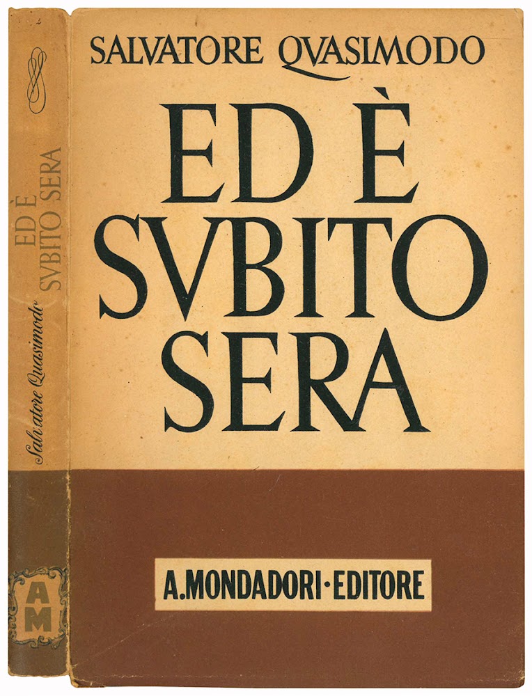 Ed è subito sera. Poesie. Con un saggio di Sergio …