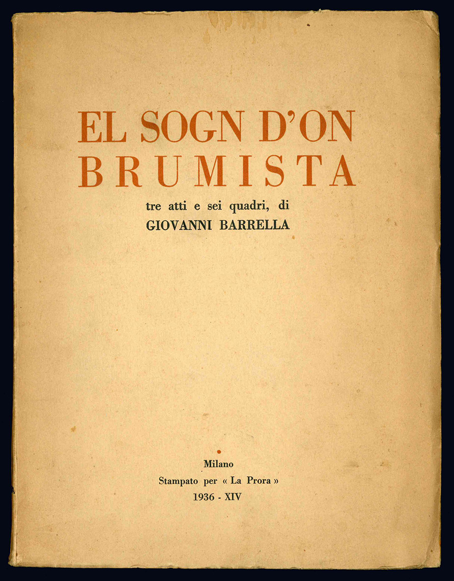 El sogn d'on brumista. Tre atti e sei quadri.