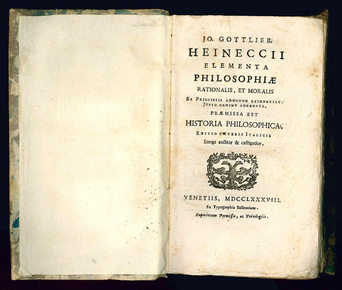 Elementa philosophiae rationalis, et moralis ex Principiis admodum evidentibus justo …