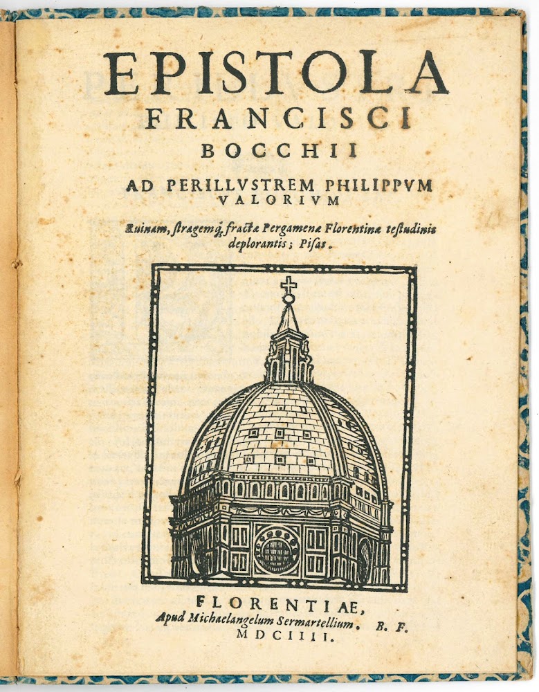Epistola Francisci Bocchii ad perillustrem Philippum Valorium ruinam, stragemque fractae …