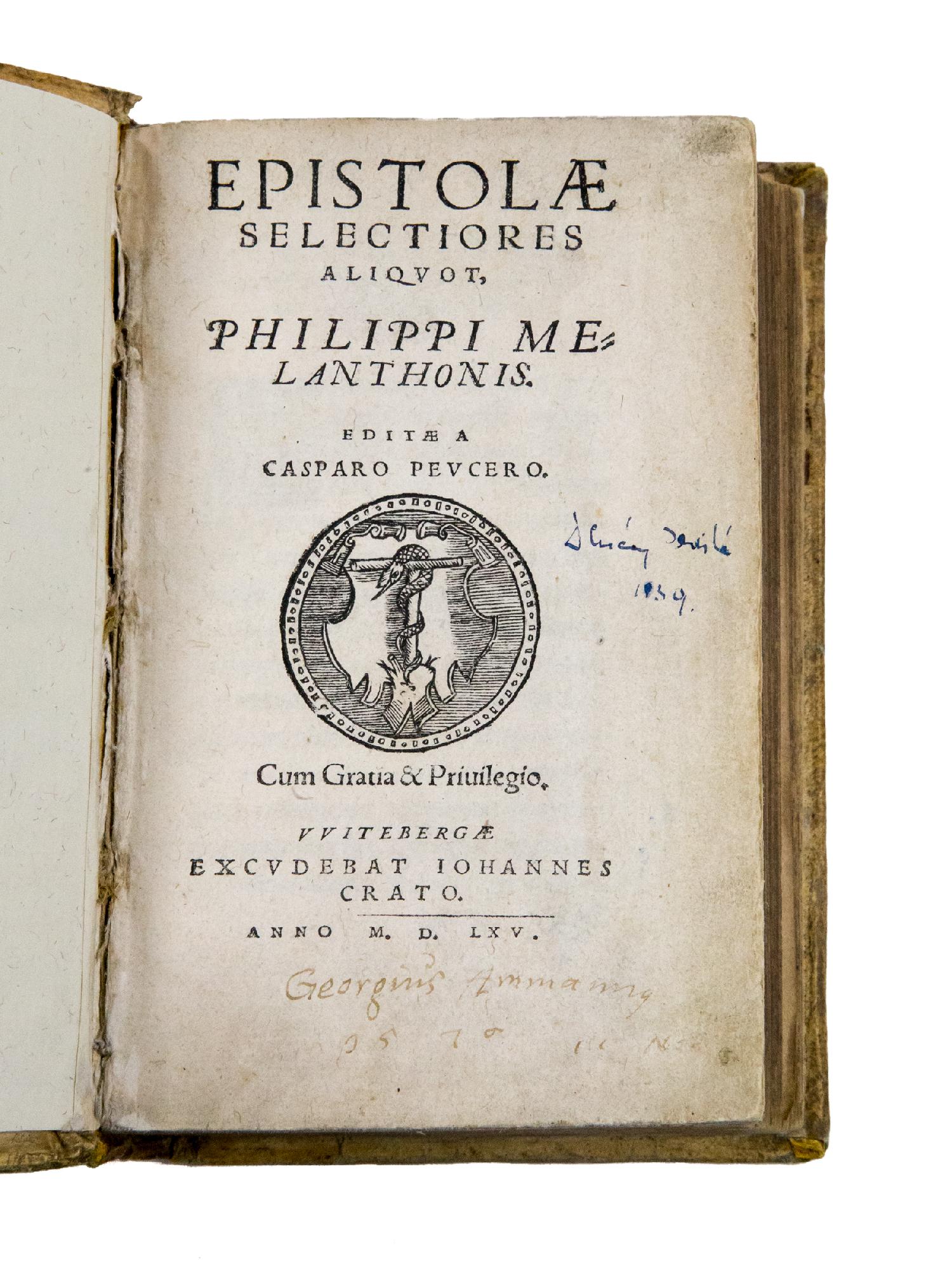 Epistolae selectiores aliquot, [...] editae a Casparo Peucero