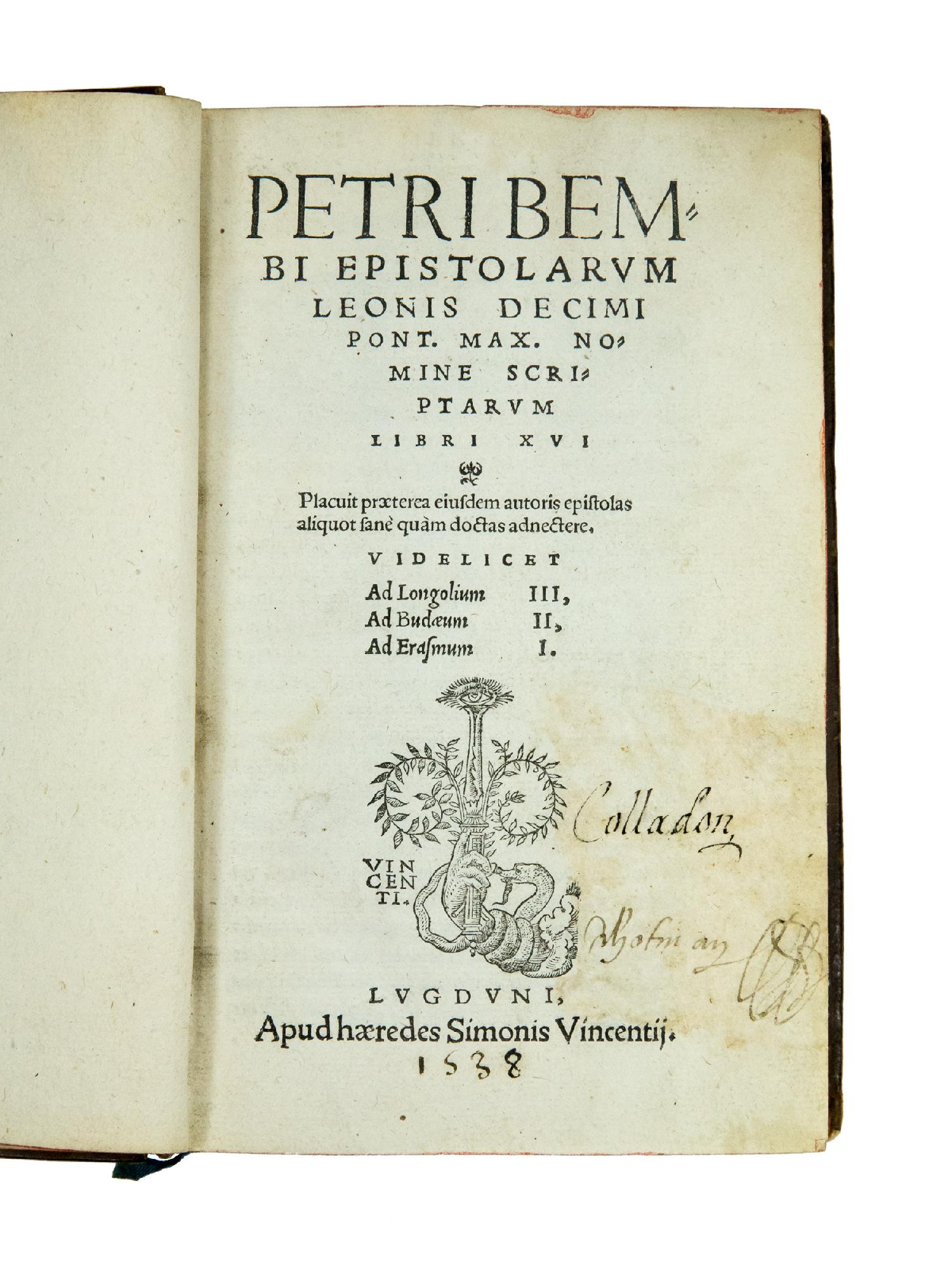 Epistolarum Leonis Decimi Pont. Max. Nomine scriptarum libri XVI. Placuit …