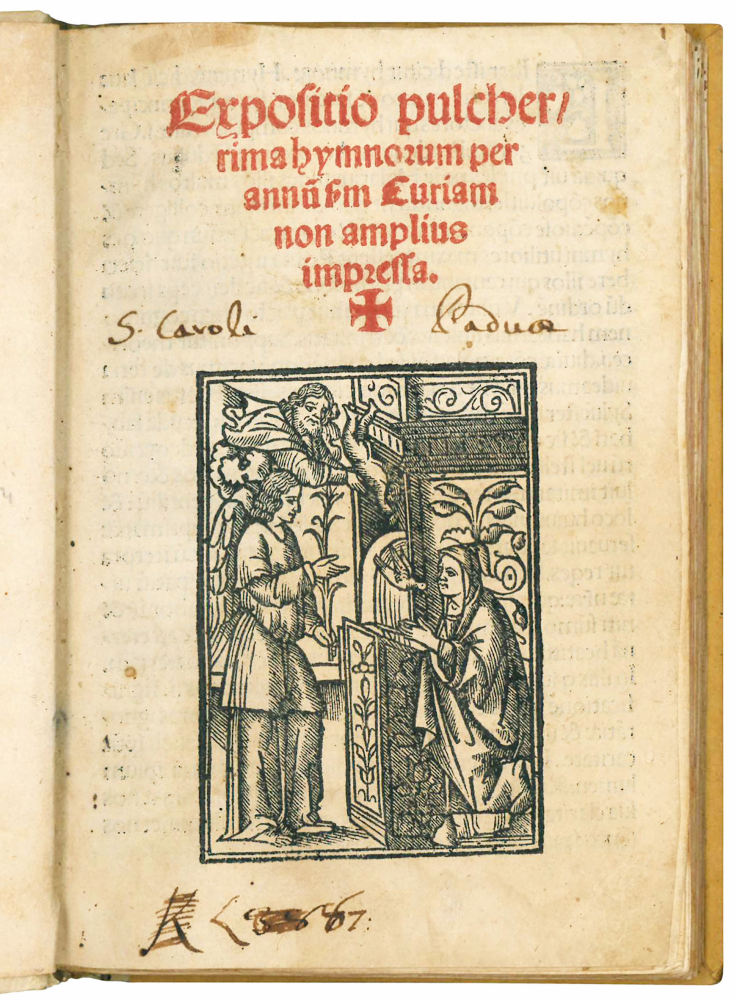 Expositio pulcherrima hymnorum per annum s[ecundu]m Curiam non amplius impressa. …