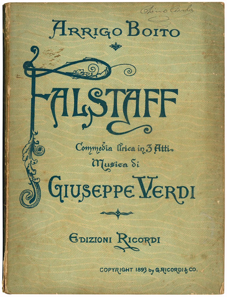 Falstaff. Commedia lirica in tre atti ... musica di Giuseppe …