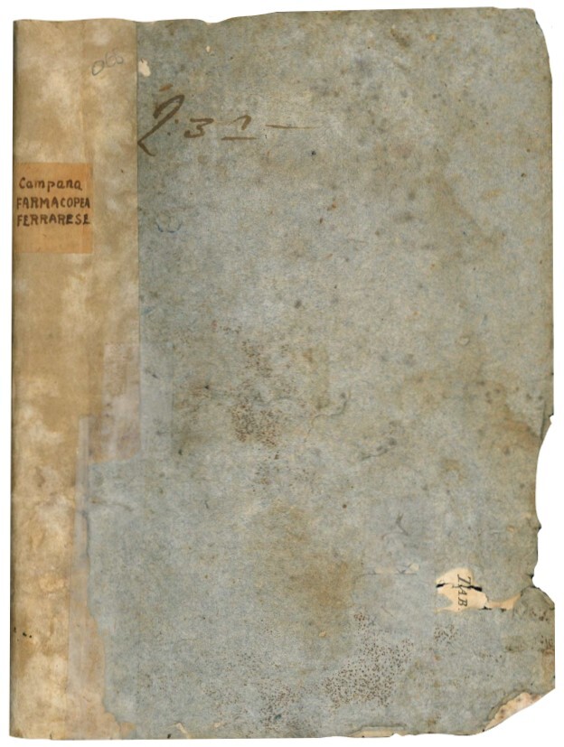 Farmacopea ferrarese del dottore Antonio Campana gia professore di chimica …