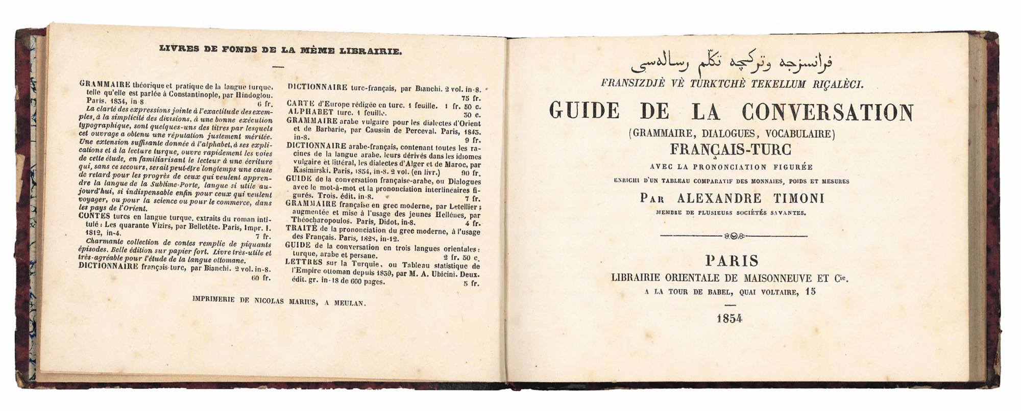 Fransizdjè vè turktchè tekellum riçalèci. Guide de la conversation (grammaire, …