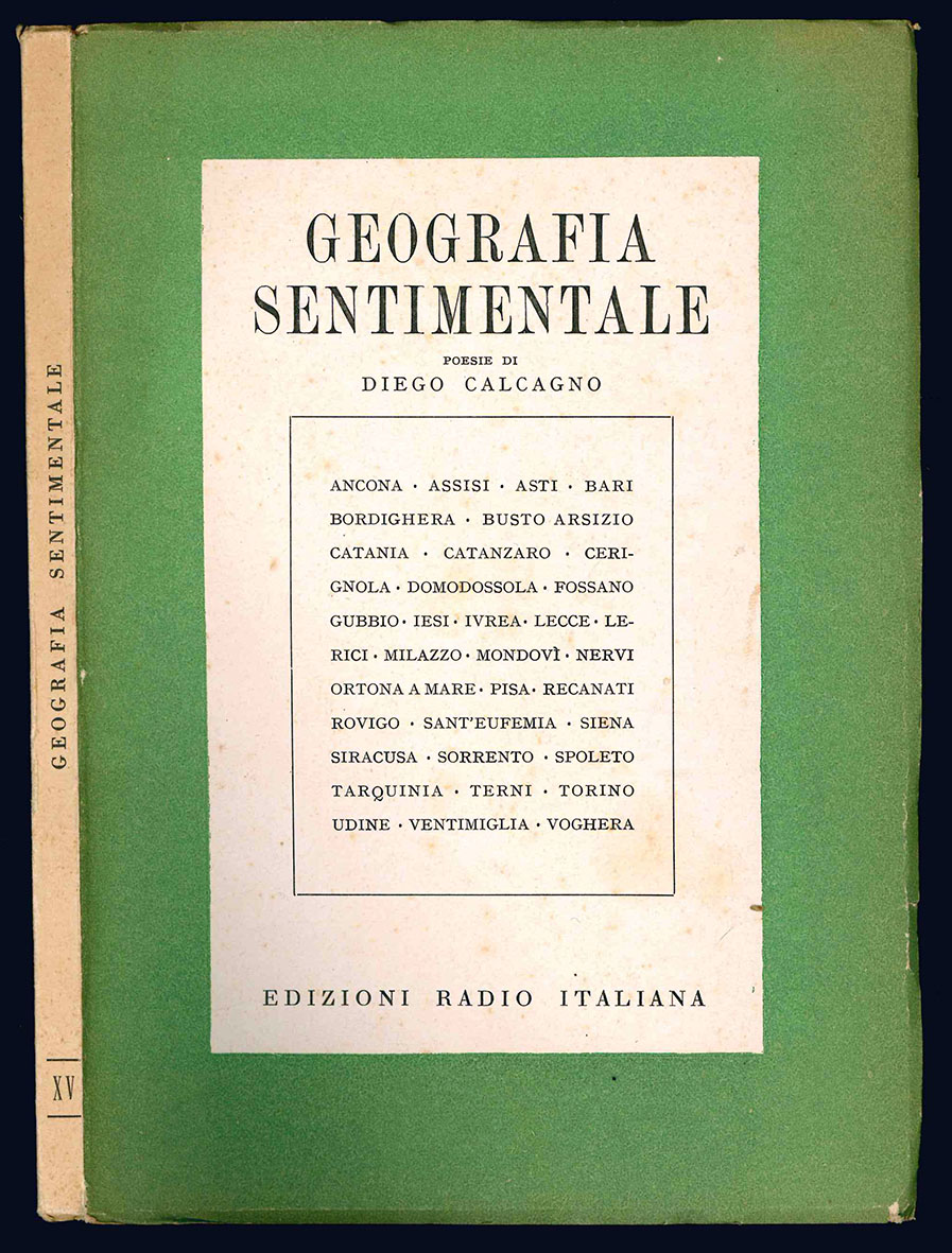 Geografia sentimentale. Poesie di Diego Calcagno.