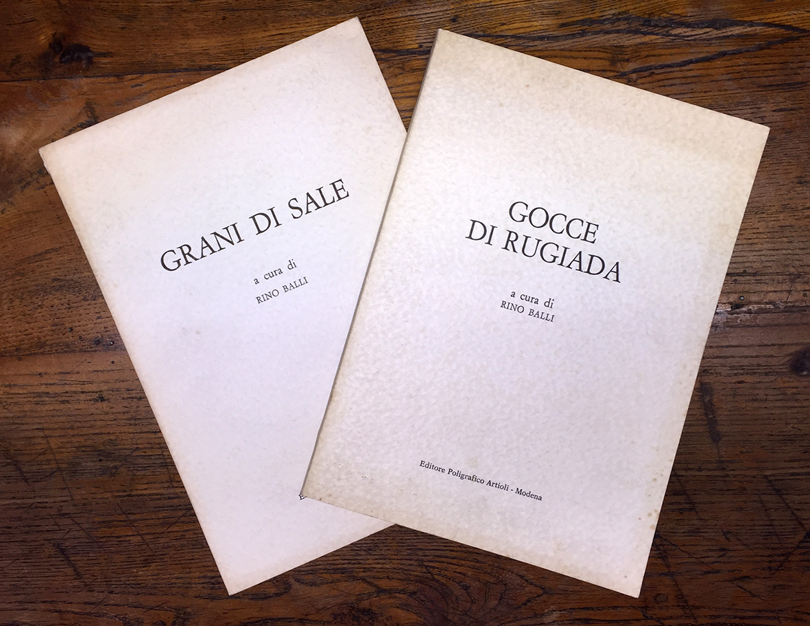 Grani di sale. Gocce di rugiada.