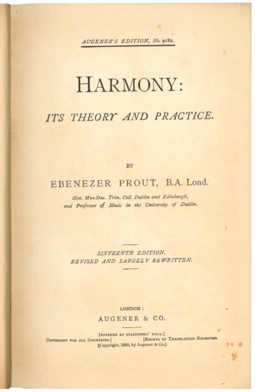 Harmony its theory and practice.