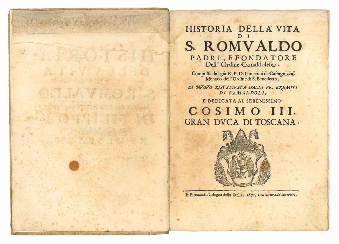 Historia della vita di S. Romualdo padre, e fondatore dell'Ordine …