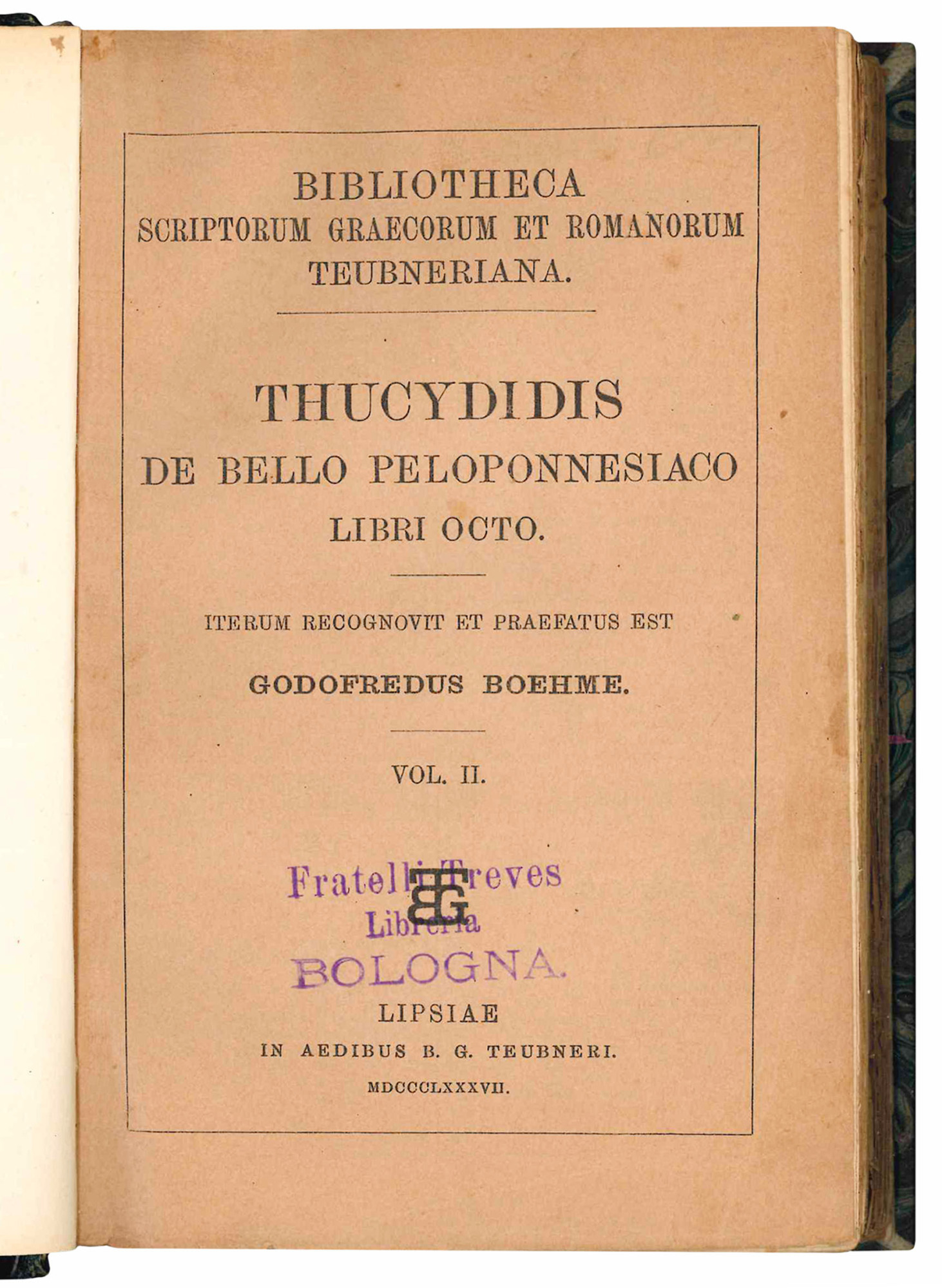Historie recensuit Carolus Hude. Vol. I. Libri I-IV. Editio minor. …