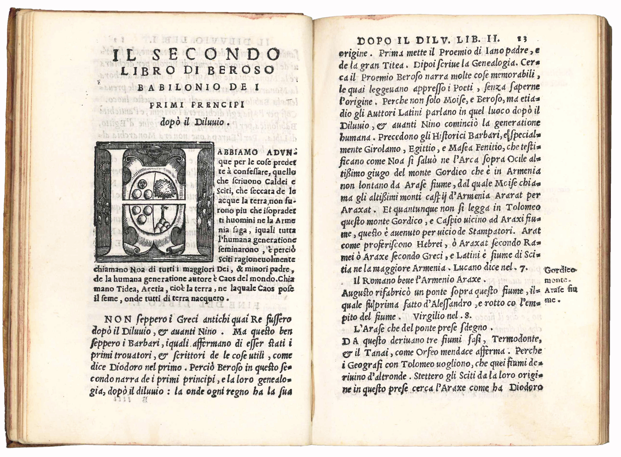 I cinque libri de le antichità de Beroso sacerdote Caldeo. …