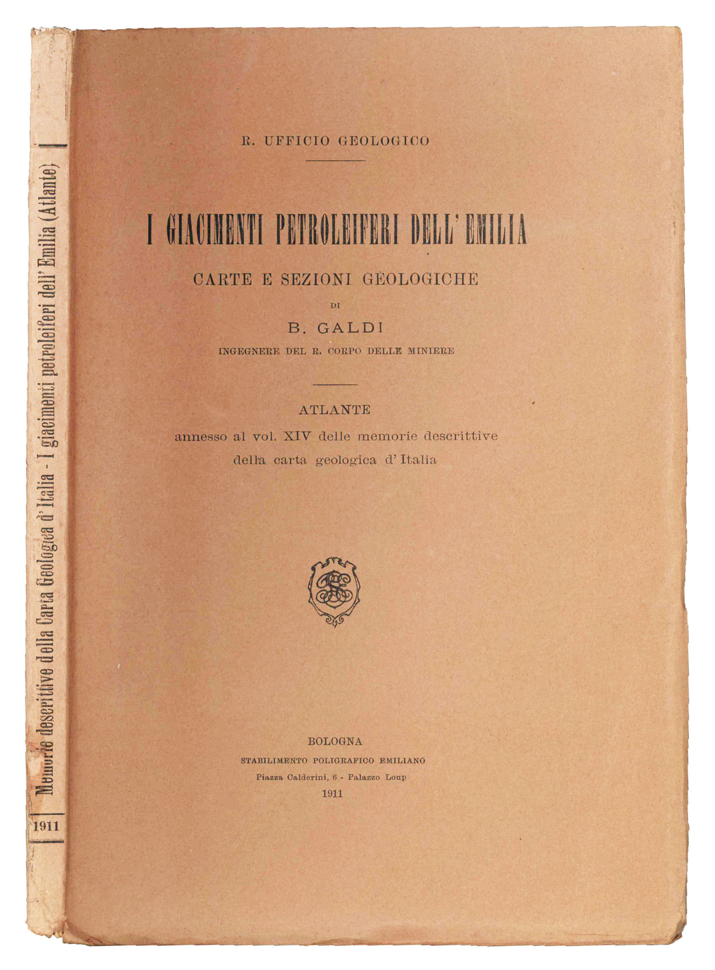 I giacimenti petroliferi dell'Emilia. Carte e sezioni geologiche.