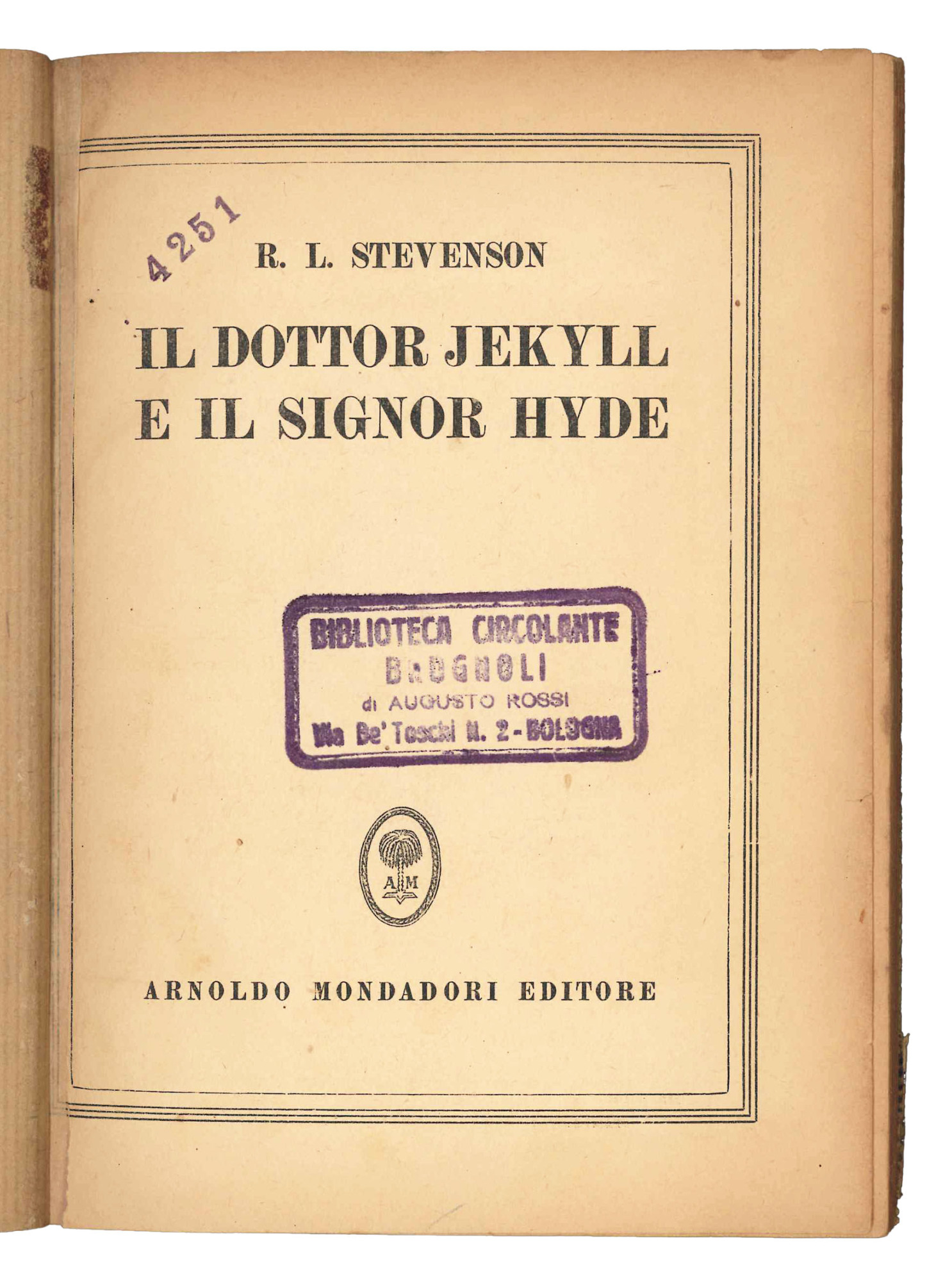 Il dottor Jekyll e il signor Hyde.