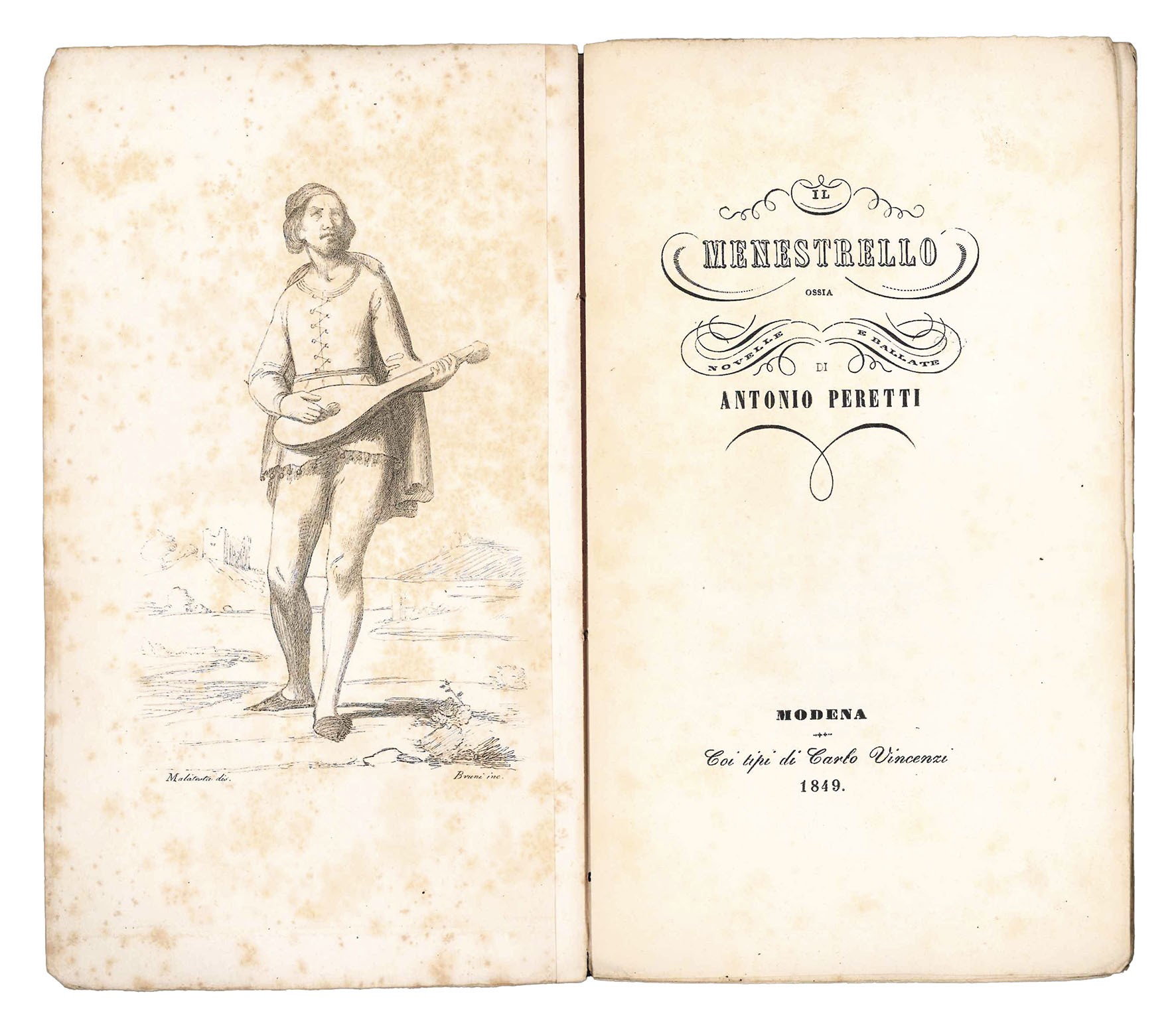 Il menestrello, ossia Novelle e ballate.
