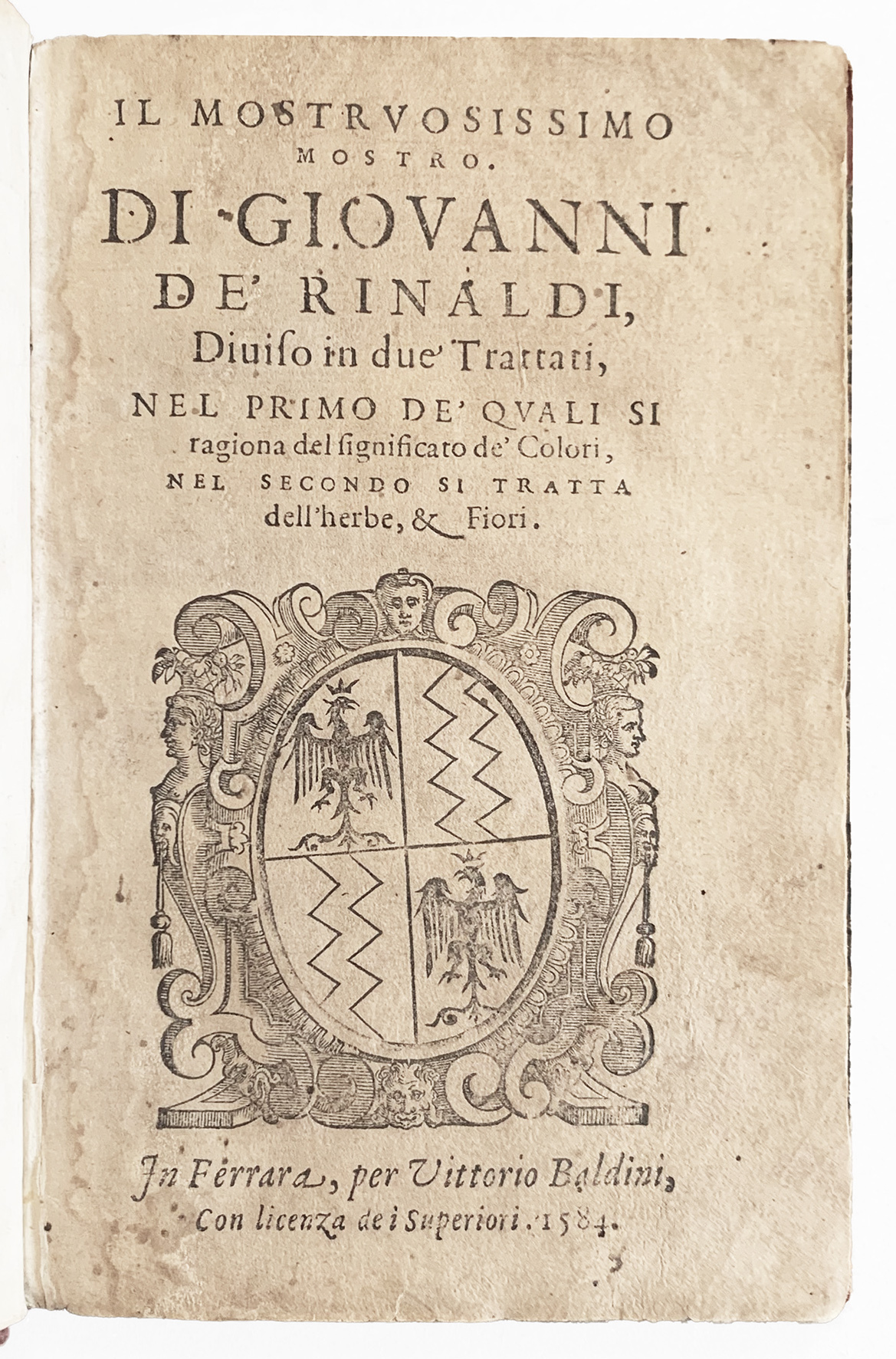 Il mostruosissimo mostro. Di Giovanni de' Rinaldi, diviso in due …