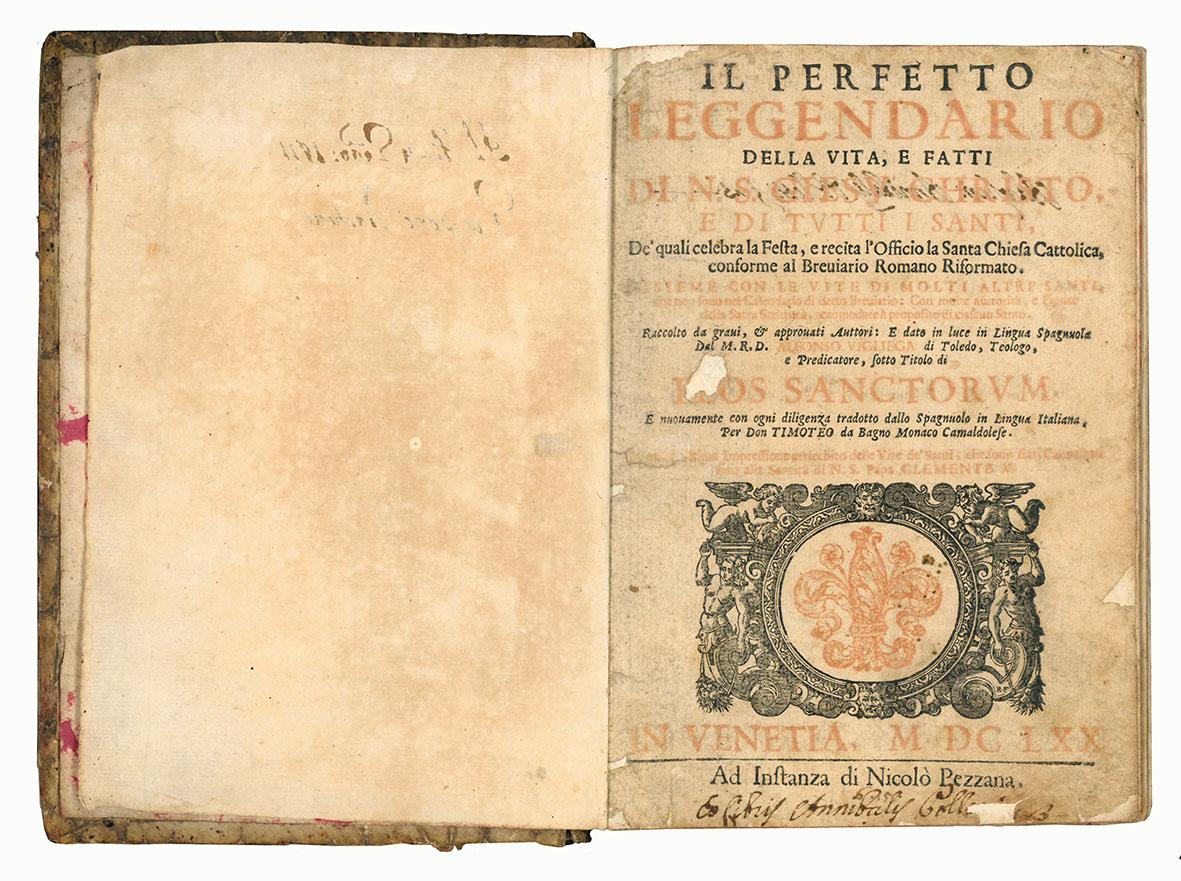 Il perfetto leggendario della vita, e fatti di N. S. …