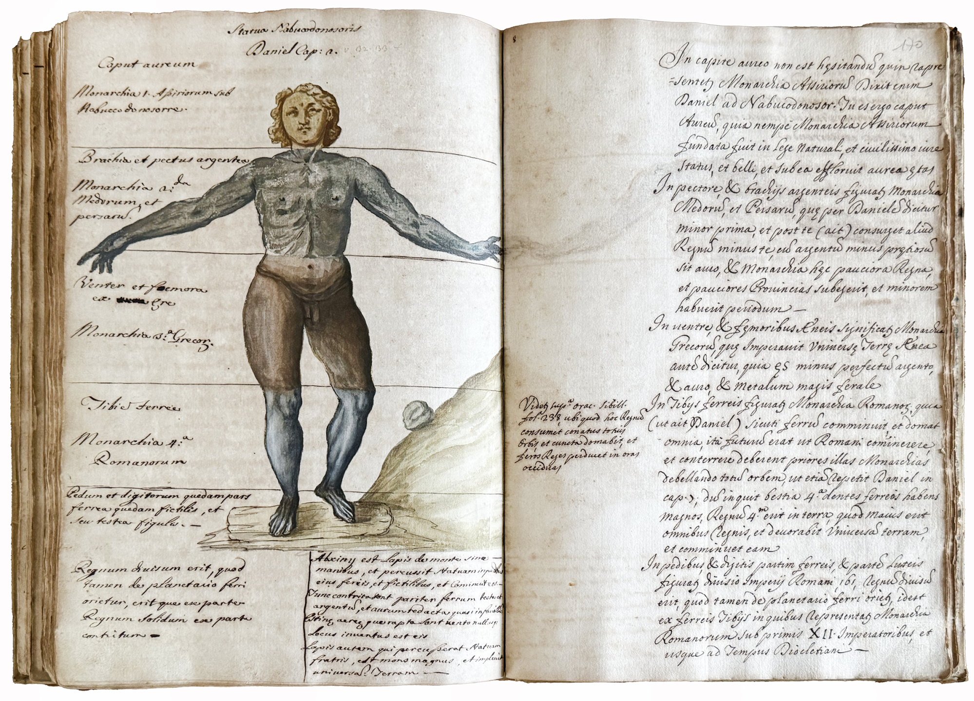 Illustrated manuscript on paper in Italian and Latin. Italy, first …