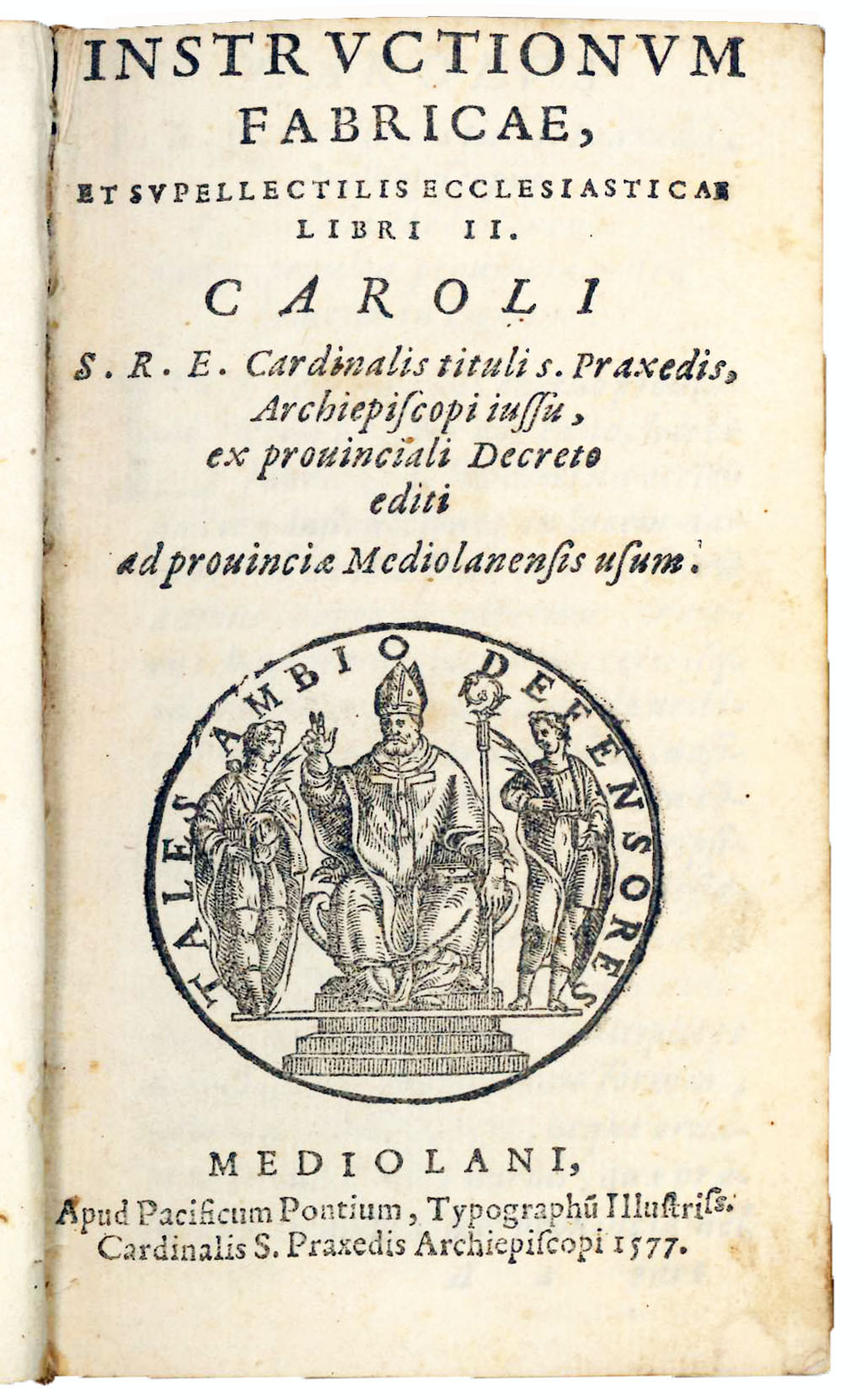 Instructionum fabricae, et supellectilis ecclesiasticae libri II