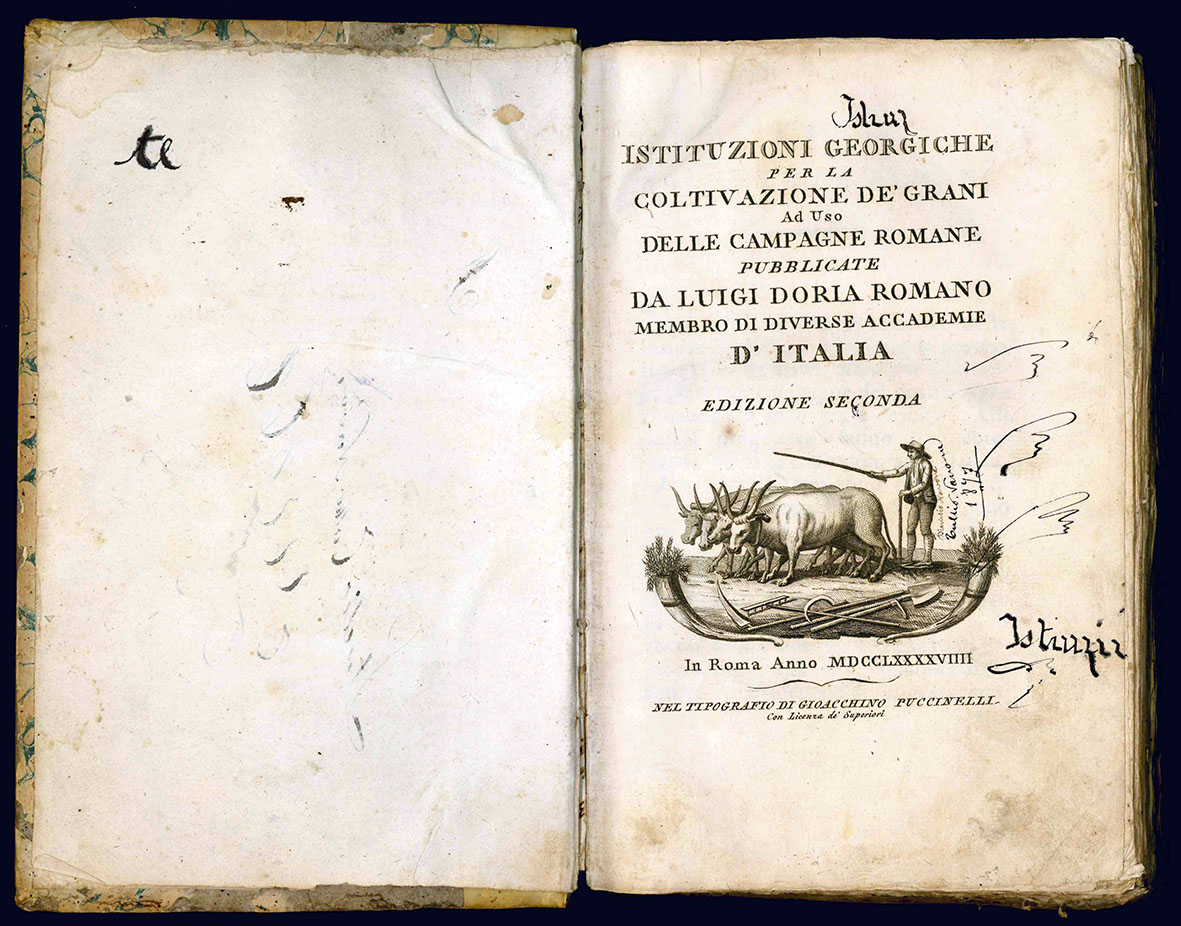 Istituzioni Georgiche per la coltivazione de' grani ad uso delle …
