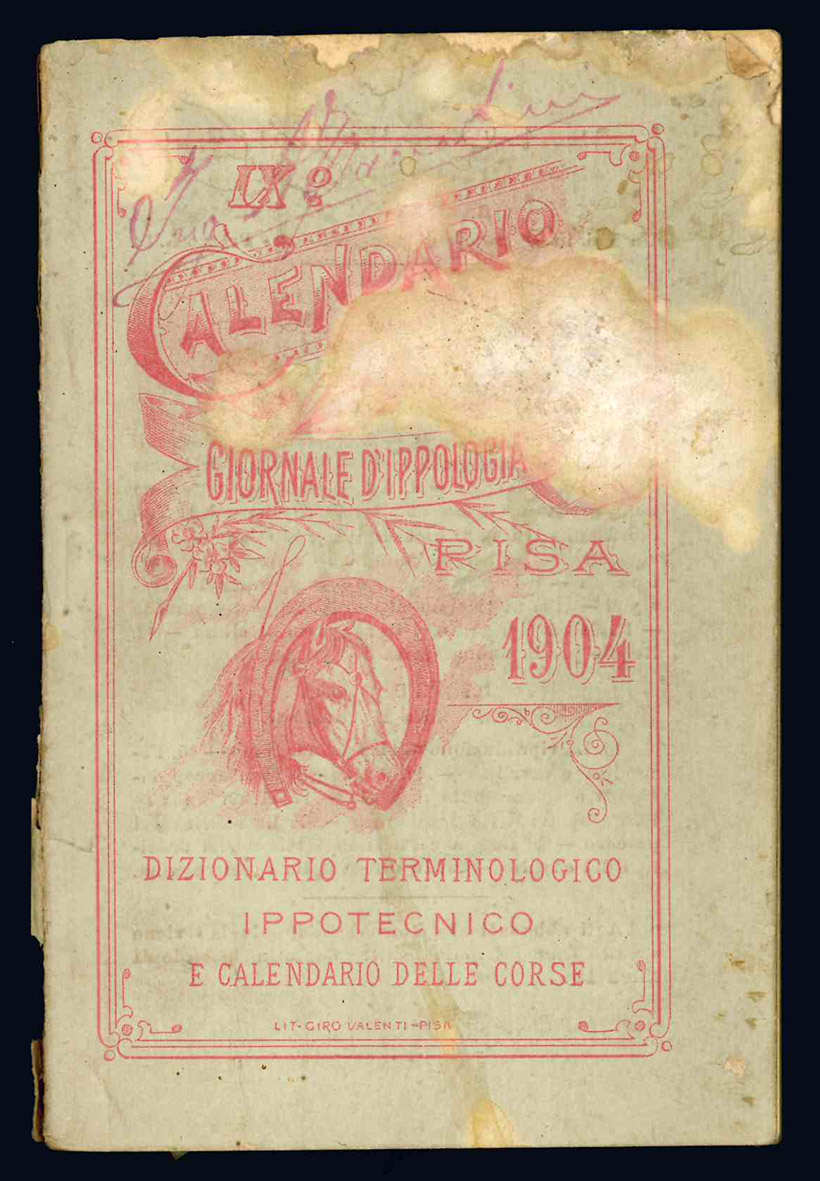IX^ Calendario del giornale d'ippologia.