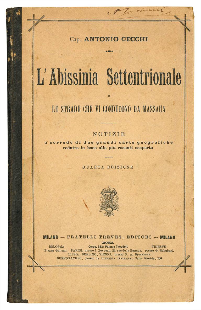 L'Abissinia settentrionale e le strade che vi conducono da Massaua. …