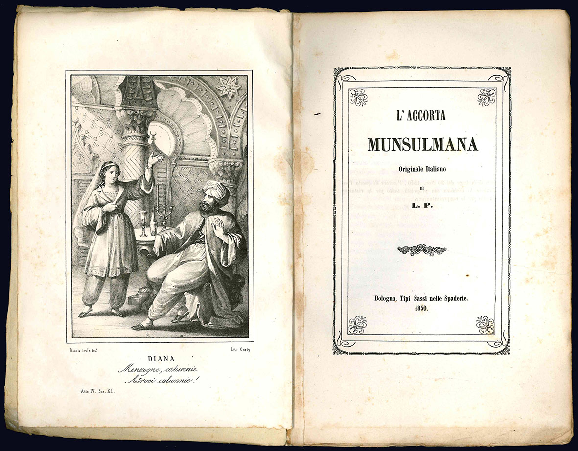 L'accorta munsulmana. Originale italiano di L.P.