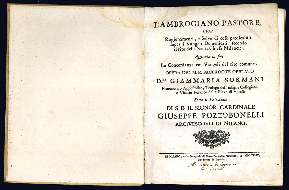 L'ambrogiano pastore, cioè Ragionamenti, e Selve di cose predicabili sopra …