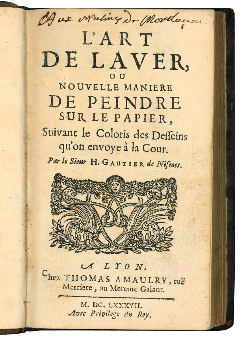 L'art de laver, ou nouvelle maniere de peindre sur le …