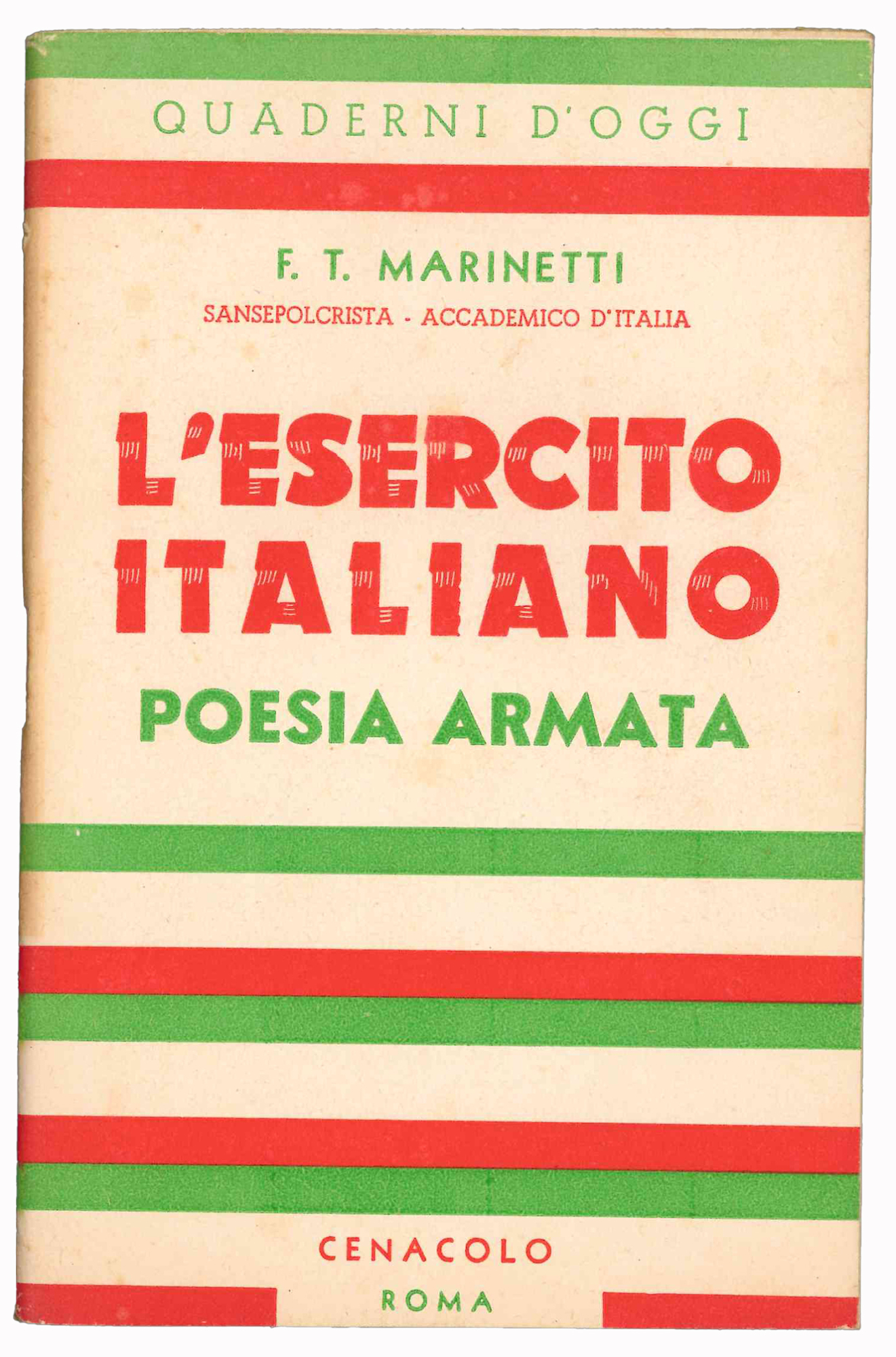 L'esercito italiano. Poesia armata