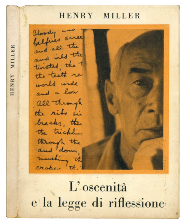 L'oscenità e la legge di riflessione con una iconografia milleriana. …