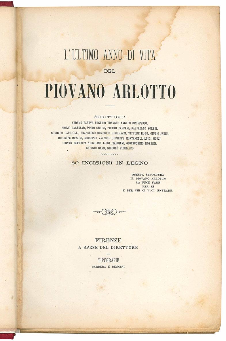 L'ultimo anno di vita del Piovano Arlotto.