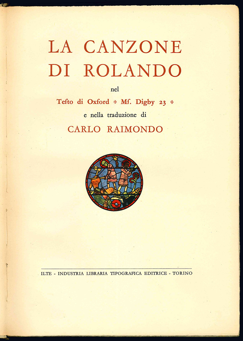 La canzone di Rolando nel testo di Oxford Ms. Digby …