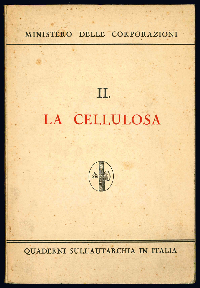 La cellulosa. Quaderni sull'autarchia in Italia.