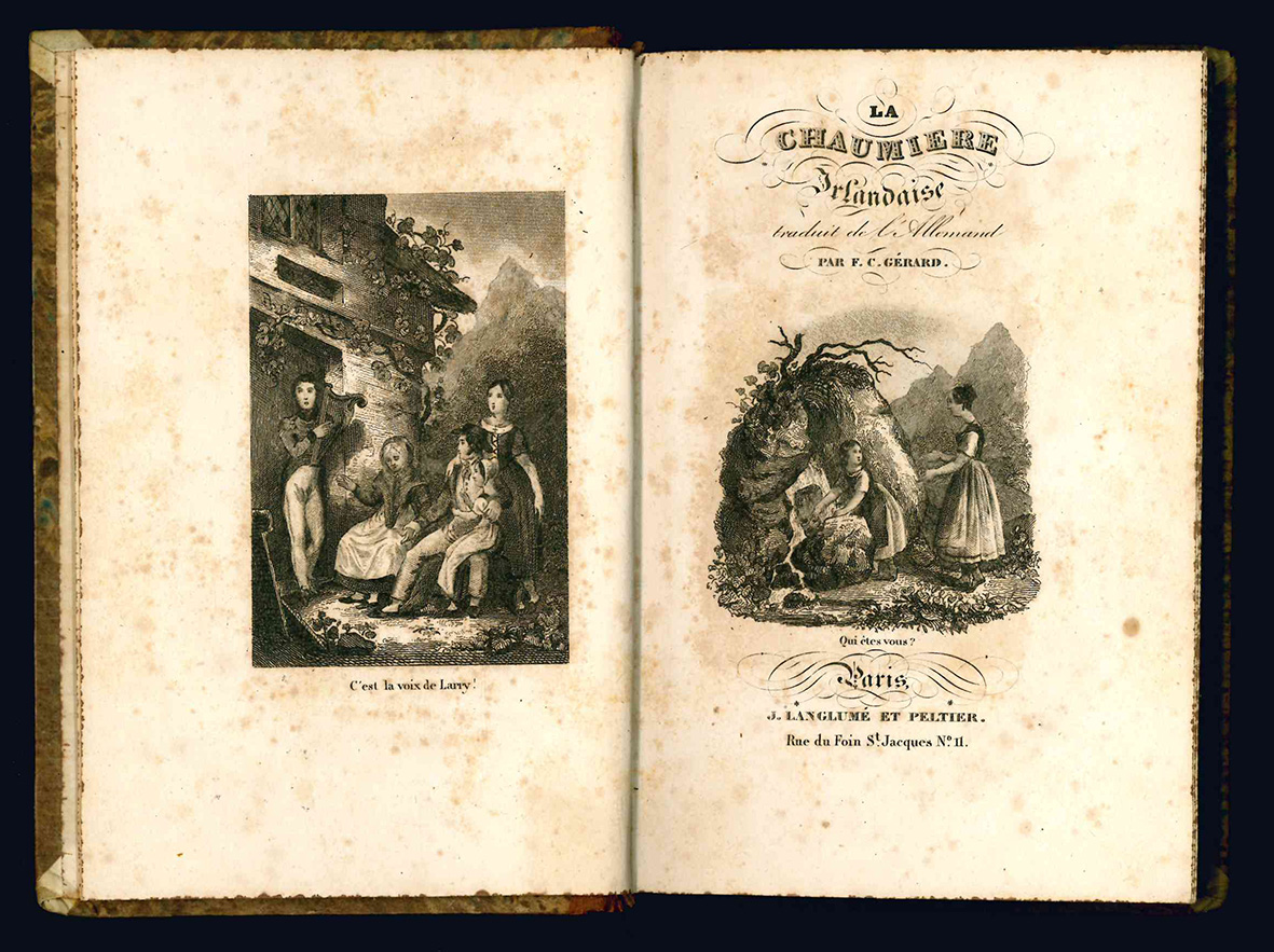 La chaumiere Irlandaise traduit de l'Allemand par F. C. Gerard.