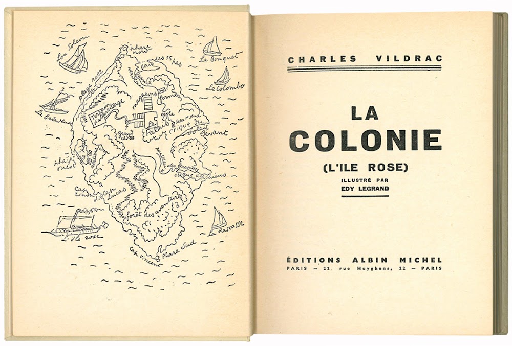 La colonie (L'ile rose). Illustré par Edy Legrand.