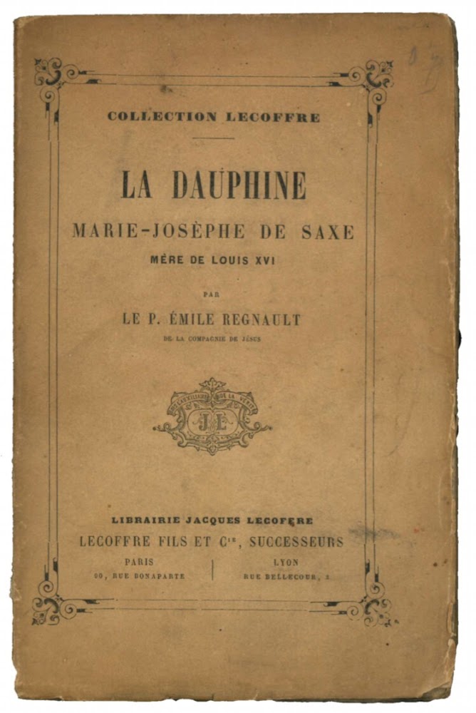 La Dauphine Marie-Josèphe de Saxe, mère de Louis 16.
