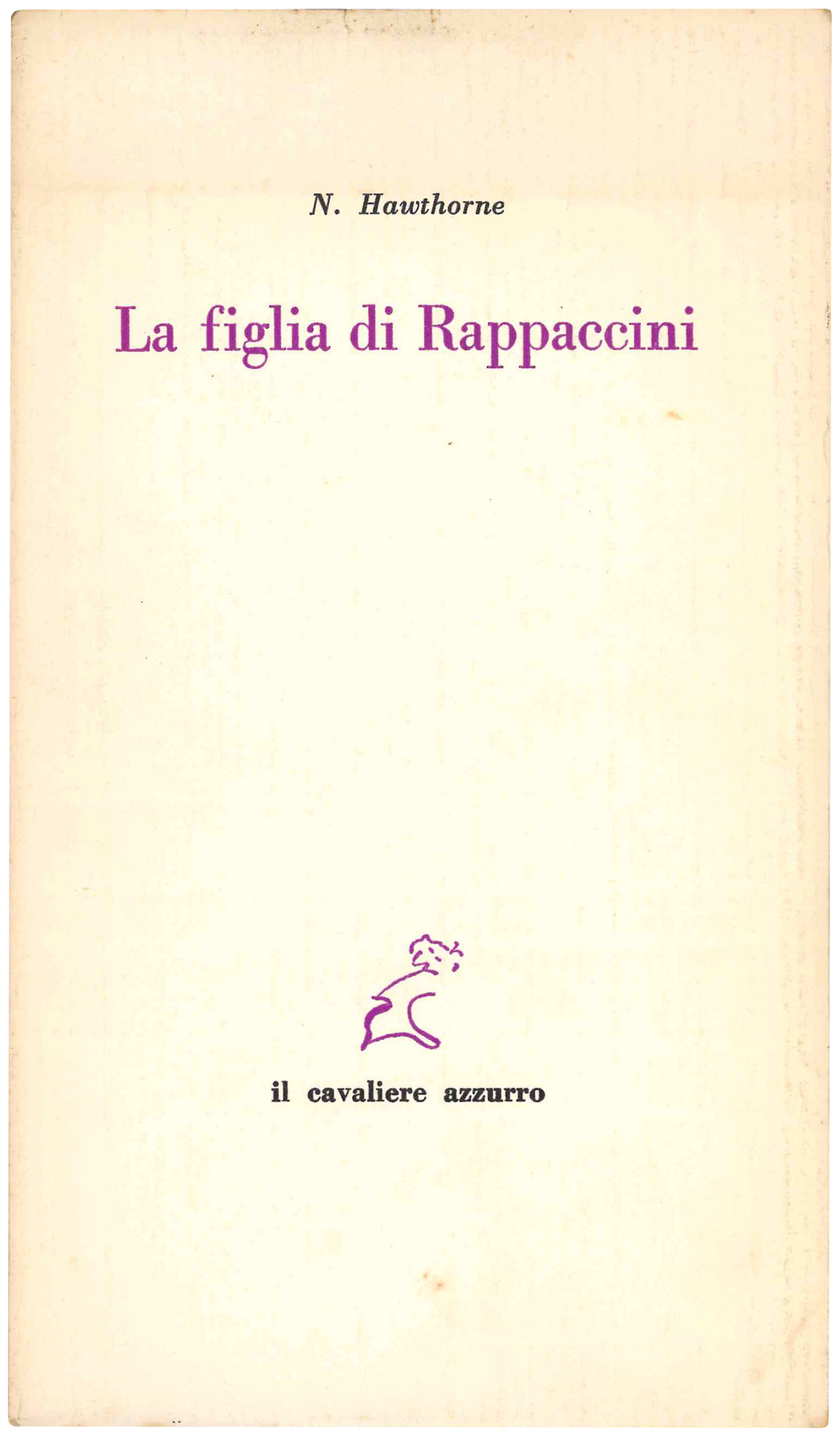 La figlia di Rappaccini.