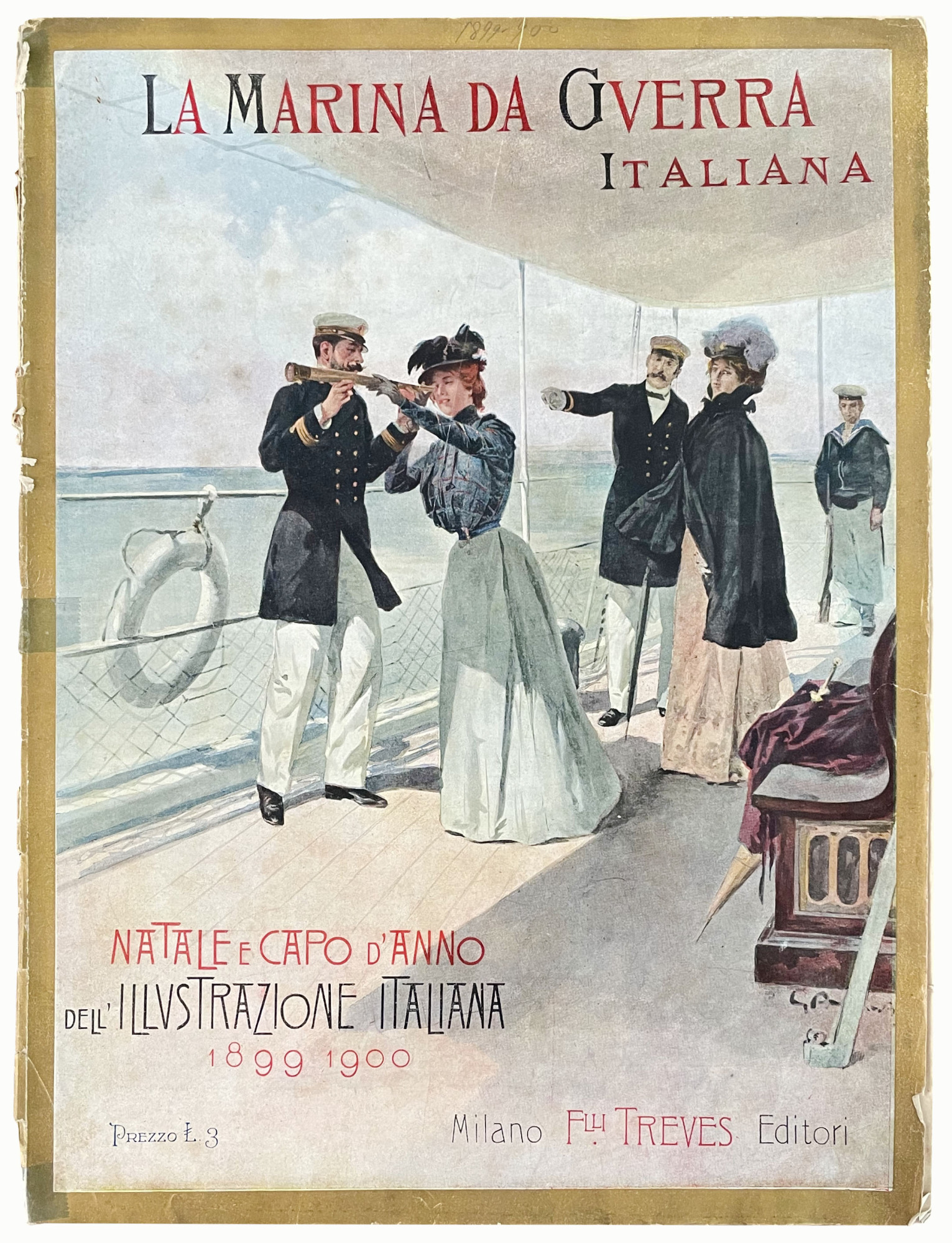 La marina da guerra italiana. Natale e capo d'anno dell'Illustrazione …