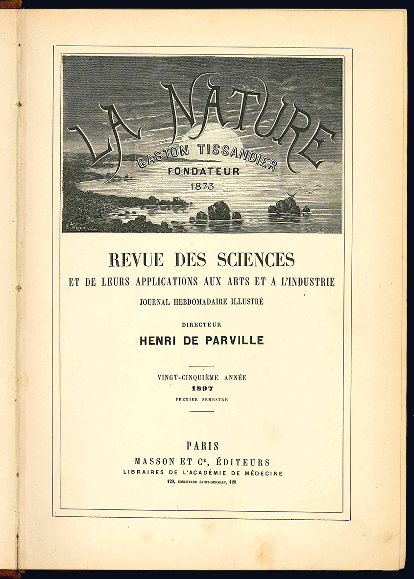 La nature. Revue des sciences et de leurs applications aux …