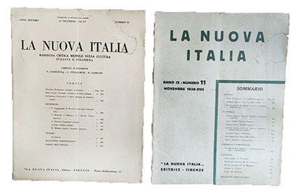 La Nuova Italia. Rassegna critica mensile della cultura italiana e …