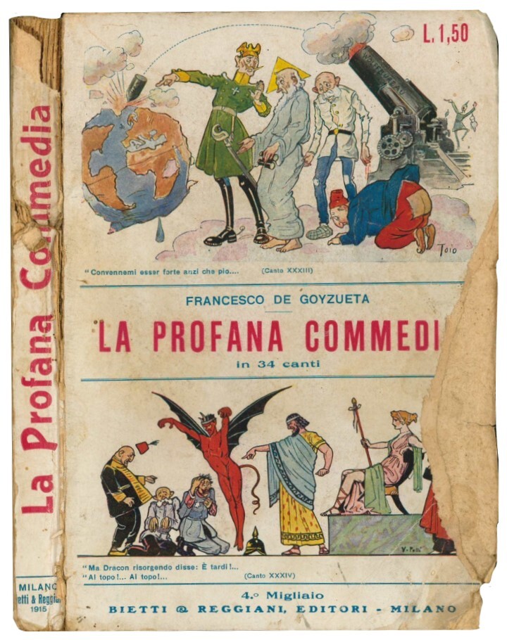 La Profana commedia: poema tragicomico in 34 canti.