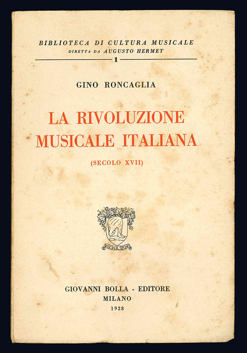 La rivoluzione musicale italiana (secolo XVII).